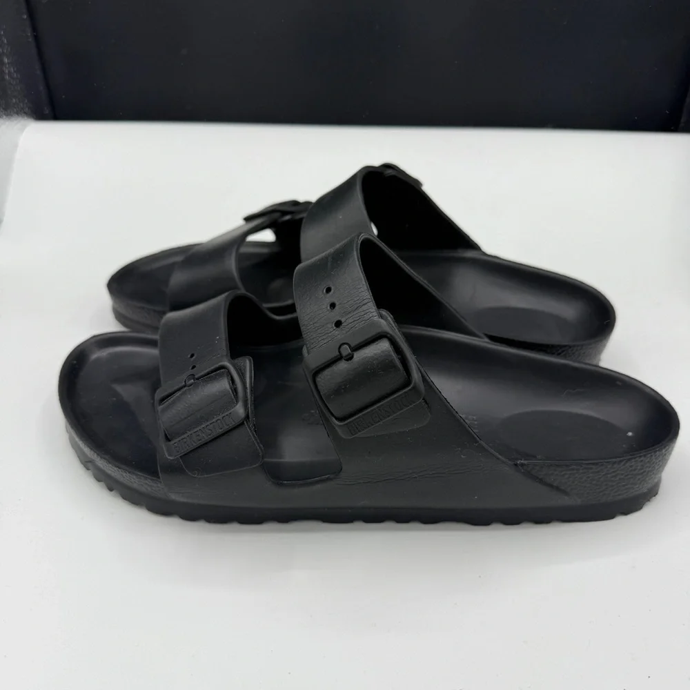 Birkenstock Black Eva Arizona Slide on Sandals - Picture 2 of 7